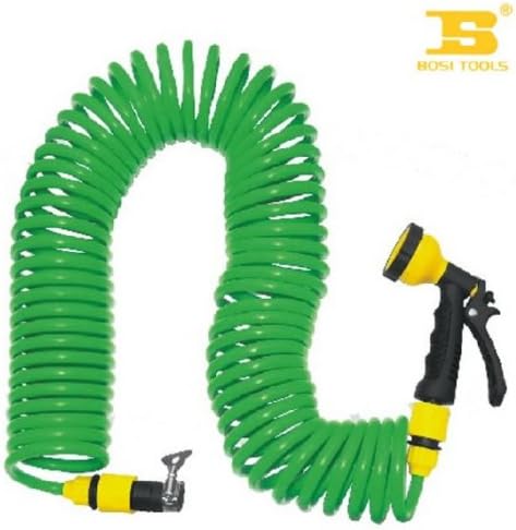 BOSI Garden Tools 15m Well Sealed Spray Pipes With Six Function Gun-Head