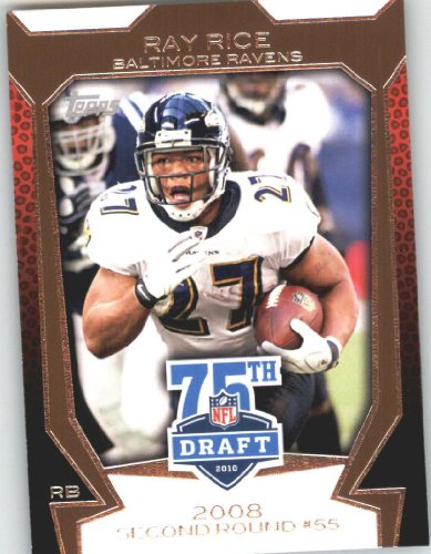 2010 Topps Draft 75th Anniversary #75DA-27 Ray Rice - Baltimore Ravens (Football Cards)
