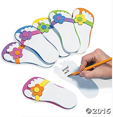 Multi-function, Cute and Fun Notepads - Ideas for All Party Occasion, 12 Packs, Each Pack 50 Pages By CTD Store