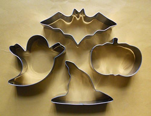 FAK Halloween Ghost Sorcerer Pumpkin Party Baking Biscuit Pastry Steel Cookie Cutter 4pcs/1set