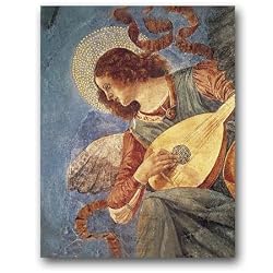 Musica Celeste - Box Set of 12 Christmas Greeting Cards and matching patterned envelopes