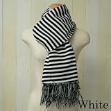 deuse [ニューヨークハット] 2トーンボーダーマフラー 　#4742S X-Long Stripe Scarf
