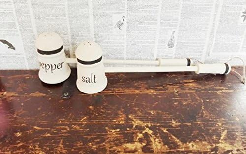 French country Salt and pepper set, French typography