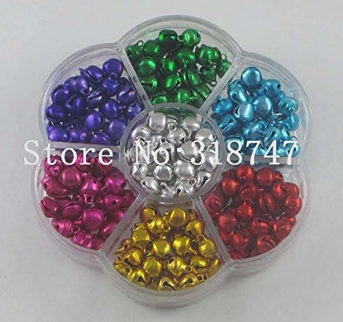 8mm 200pcs Colorful DIY Jingle bells Festival & Christmas Decoration Jewelry Pendants