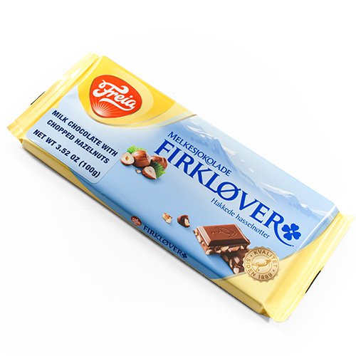 Firklover Milk Chocolate Bar with Hazelnuts (3.52 ounce)