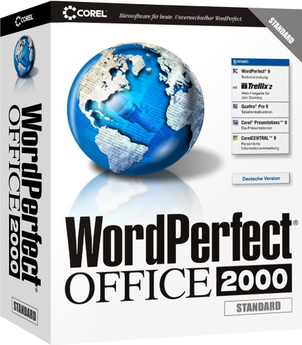 Corel WordPerfect Office 2000 Standard Update von WordPerfect x.x D