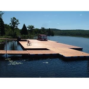 Dewdocks Standard Dock (Beige Blue,5 X 23-Feet) by