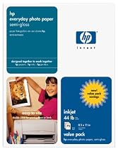 HP 8.5" x 11" 75-Count Everyday Photo Paper (Q1976A)