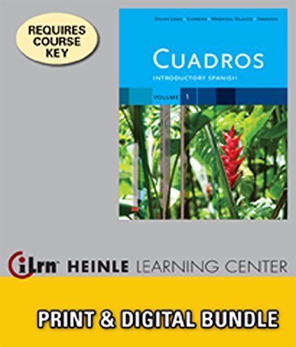 Bundle: Cuadros Student Text, Volume 1 of 4: Introductory Spanish + iLrn(TM) Heinle Learning Center, 1 term (6 months) Printed Access Card by Sheri Spaine Long (January 03,2012)