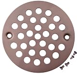 Plumbest D41-10RB Strainer with Screws for Fiberglass Shower Stalls, Oil Rubbed Bronze