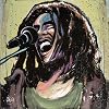 (24x24) David Garibaldi (Bob Marley Jams) Art Poster Print