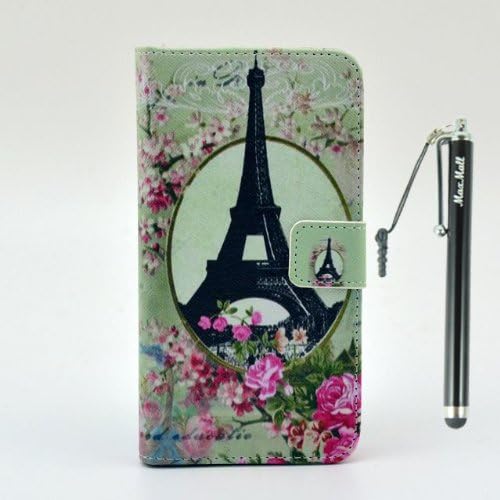 MaxMall Eiffel tower PU Leather Stand Card Wallet Case Cover for Samsung Galaxy NoteIII N9000