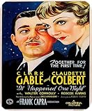 It Happened One Night Vintage Clark Gable Claudette Colbert Movie MOUSE PAD