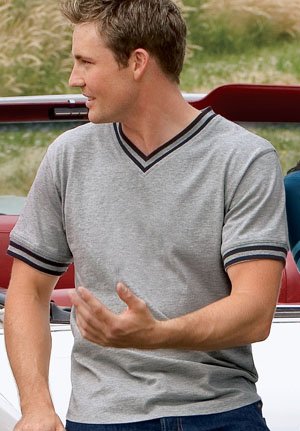 Retro Vintage Baseball Jersey with Contrasting Trim