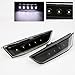 ModifyStreet Euro Black Side Marker White LED for 03-07 Infiniti G35 Coupe