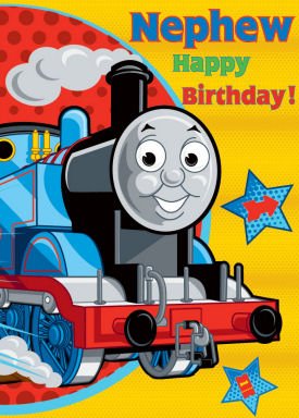 Thomas The Tank Engine - Nephew Birthday Card