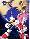 Sonic X: Sonic Amy Tails Wall Scroll (Fabric Cloth) GE9547
