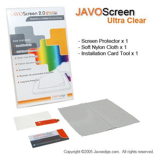 Palm Treo 680 / 750 / 755p JAVOScreen 2.0 Ultra Clear Screen Protector