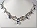 Crystal Necklace Set for Bridal Wedding Prom Pageant N1Z87
