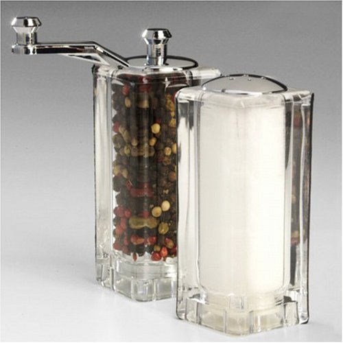 Acrylic Pepper Mill & Salt Shaker Set (4.50)