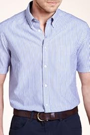 Blue Harbour Pure Cotton Bengal Striped Oxford Shirt [T25-5782B-S]