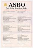 Anti-Social Behavior Order - Party / College Poster - 24 X 36