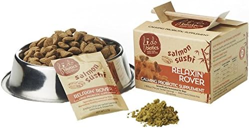 Fidobiotics Relaxin' Rover - Dog Calming Aid - Dog Relaxant - Containing Naturally Calming Ingredients to aid Dog Anxiety - GMO and Gluten Free Proibiotic Supplement