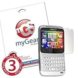 myGear Products CLEAR LifeGuard Screen Protectors for HTC ChaCha (3 Pack)