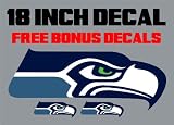 18" Seattle Seahawks Wall Decals Art Truck Window NFL at Amazon.com