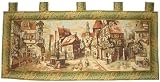 Large Town Scene Tapestry (36 x 84)