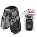 Black Body Neoprene Guard Shell Screen and KeyPad Case Cover Protective + Belt Clip for Samsung Rugby A837
