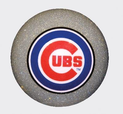 Official Licensed MLB Chicago Cubs SILVER Billiard Pool Table Cue Ball