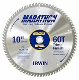 Irwin 14074 Marathon 10-Inch 60 Tooth Trim and Finish Saw Blade with 5/8-Inch Arbor