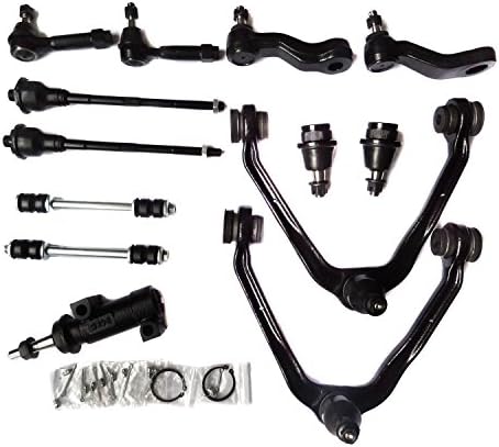 SMX13-FUL001 13 pc Front Suspension Kit: Upper Control Arm, Lower Ball Joint, Pitman/Idler Arm, Sway Link, Inner/Outer Tie Rod
