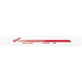 Bi-Metal Sawzall Blade, 9 by Milwaukee