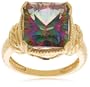 10k Yellow Gold Mystic Topaz Ring, Size 7