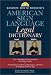 Random House Webster's American Sign Language Legal Dictionary