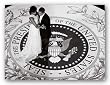 Obama and the First Lady (Black and White) by Anonymous 12"x16" Art Print Poster