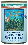 Review Santa Barbara  / Santa Barbara Olives, Medium Pitted Ripe Olives, 6-Ounce Cans (Pack of 12)