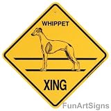 Whippet Crossing Xing Sign