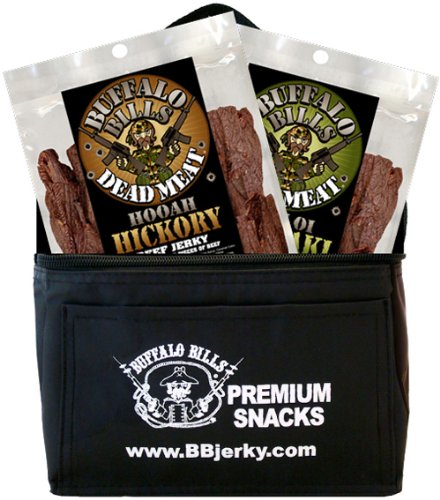 Buffalo Bills Dead Meat Beef Jerky 6-Pack Gift Cooler (filled with two 16oz bags of beef... by Choo Choo R Snacks, Inc.