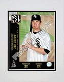 Joe Crede 2008 Studio Double Matted 8O x 10O Photograph (Unframed)