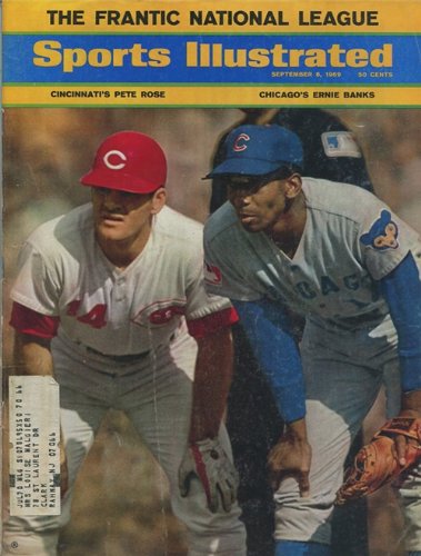 Pete Rose & Ernie Banks 1969 Sports Illustrated Magazine