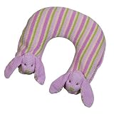 Maison Chic Knit Travel Pillow, Bunny