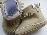 Bottes bébé fille avec franges intérieur fourure beige 0/6mois