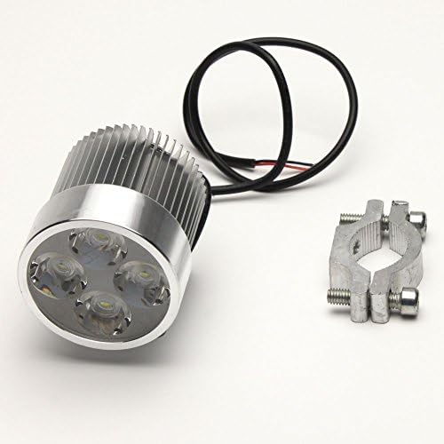 FEIFEIER Universal Motorcycle E-bike LED Modified Headlight Lamp (4 Leds 20W)