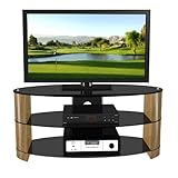 47" Flat Panel Plasma LCD HD TV Stand / Media Console Center in Black / Wal ....
