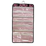 Damask Hanging 28 Pocket Jewelry Home or Travel Organizer