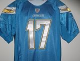 Phillip Rivers: #17 San Diego Chargers Jersey Baby Blue Size 52 (X Large)