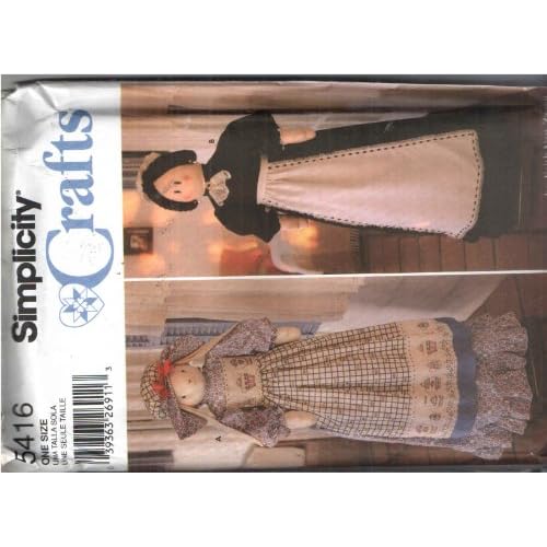 Simplicity 5416 Vacuum Cleaner Covers Faith Van Zantan Dolls Sewing Pattern SIMPLICITY PATTERNS